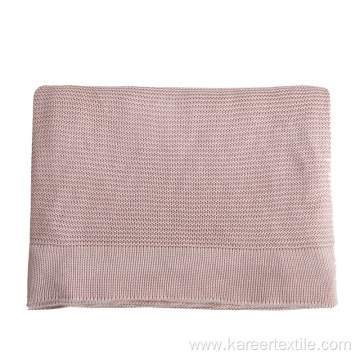 100% organic cooling Bamboo Knitted Super Throw Blanket